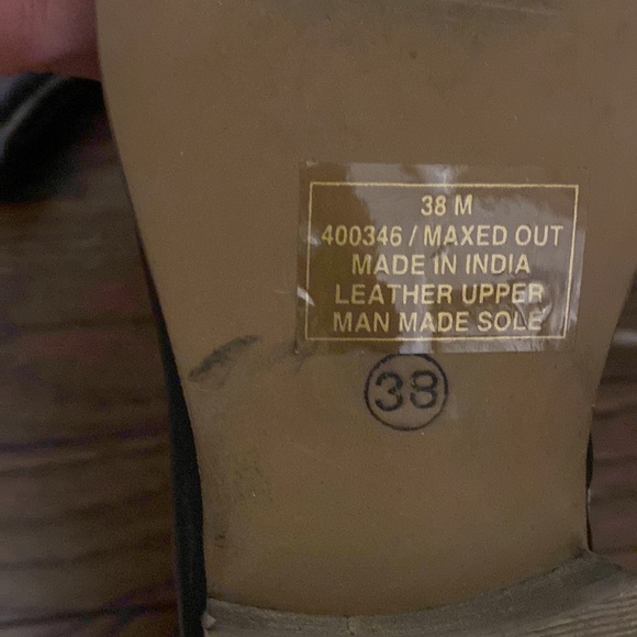 Diba Black Leather Boots - size 38 (7 1/2) - Picture 4 of 5